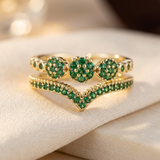Bague en Émeraude et Or