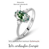 S925 mohaachát gyűrű – az életerő köve