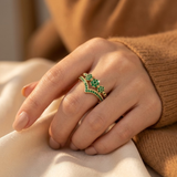Bague en Émeraude et Or