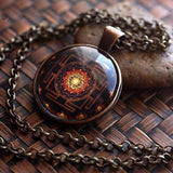 Szent Sri Yantra nyaklánc