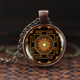 Szent Sri Yantra nyaklánc